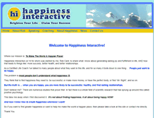 Tablet Screenshot of happinessinteractive.com